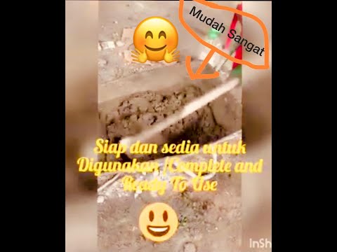 Cara Mudah Bancuh Simen dalam 2 minit / Easiest Way How To ...