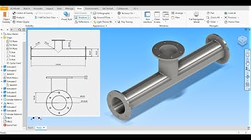Tutorial Cara Membuat Pipa Menggunakan Autodesk Inventor