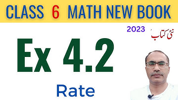 6Th Class Math Exercise 4.2 || 6Th Class Math New Book 2023 || SNC 2023-24