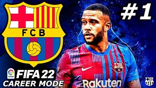 FIFA 22 Barcelona Career Mode EP1 - THE BEGINNING!!