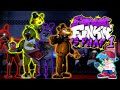 Fnf vs fnaf 1 full  playthrough friday night funkin mods