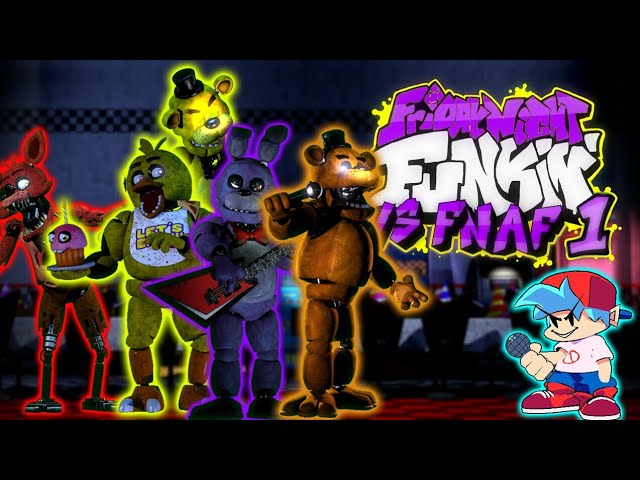 Friday Night Funkin' VS Freddy Fazbear FULL WEEK + Cutscenes (Five Nights  at Freddy's)(FNF Mod/Hard) 