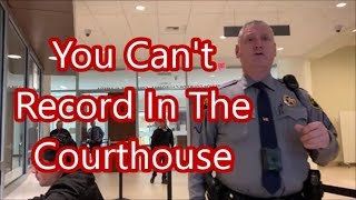 Rule Of Court 1.7 Says You Can't Record First Amendment Audit REACTION!!!