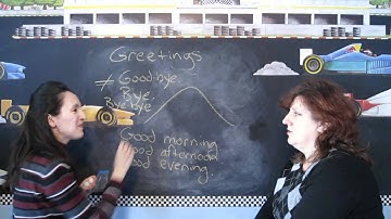 Lesson 3 - Greetings Throughout the Day - Learn English with Jennifer