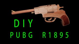 How to make a PUBG the most powerful pistol-R1895 rubber band gun