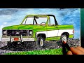 Drawing My Chevy Blazer and Some Life Advice ASMR