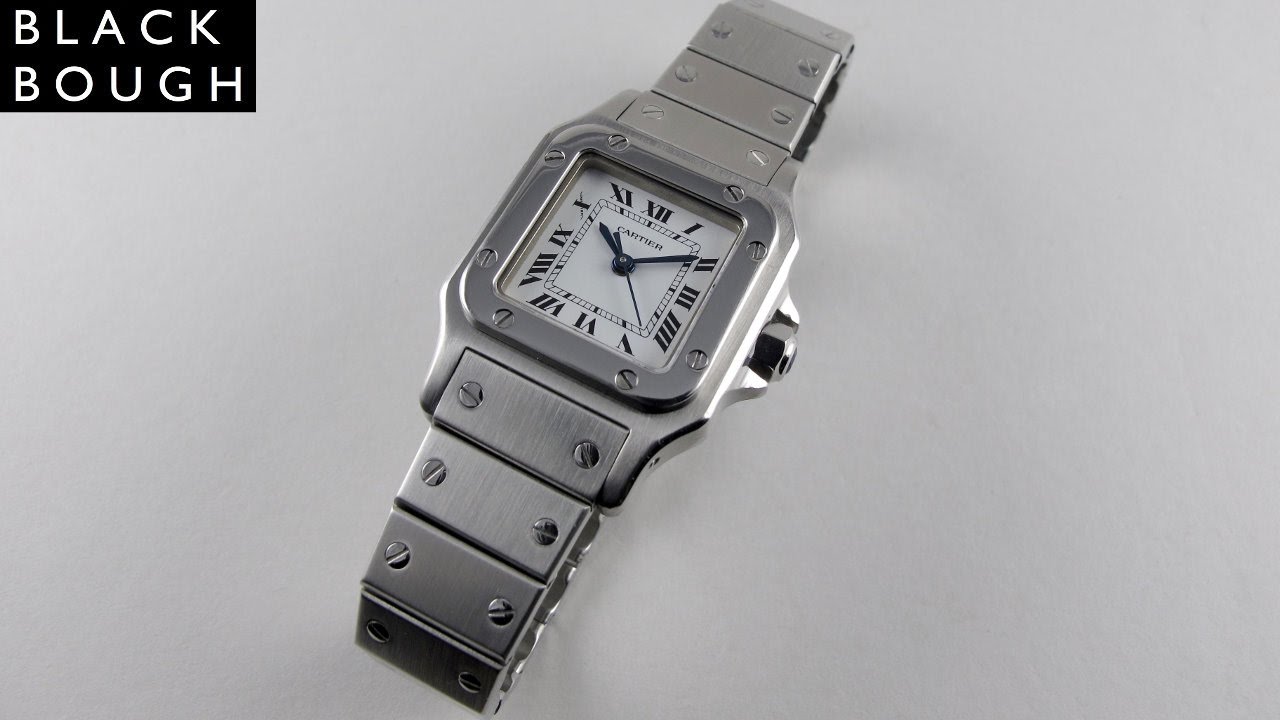 Cartier Santos lady's stainless steel 