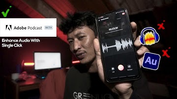 Enhance Audio, Remove Audio noise With Ai | Tutorial Adobe Podcast
