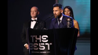 Lionel Messi reaction | The Best FIFA Men's Player 2019