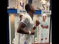 David alabas dance show in the locker room of real madrid