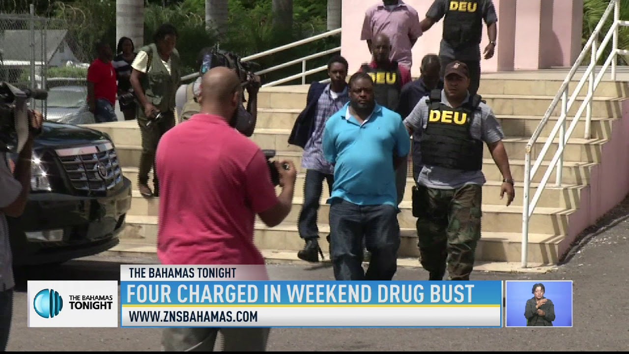FOUR CHARGED IN WEEKEND DRUG BUST - YouTube