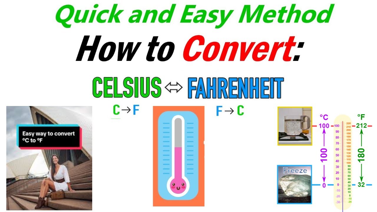 Quick and Easy Trick to Convert Celsius to Fahrenheit (and Back!) - YouTube