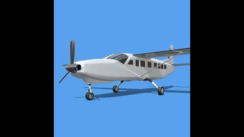 3D Model of Cessna grand caravan Review