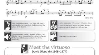 Developing Virtuosity - Violin Book 3: 6. Polka