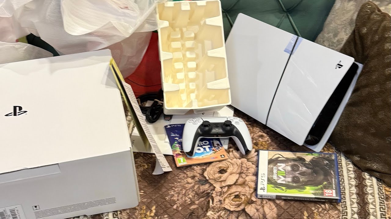 New PS5 slim astrobot bundle unboxing😱 | setup video | game testing