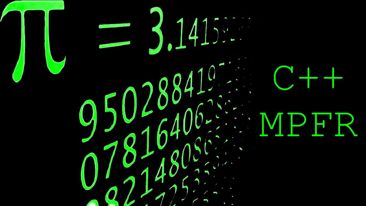 Поиск числа Пи, библиотека MPFR