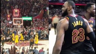 Best Fan Reactions to LeBron James' Buzzer Beater vs Indiana in Game 5! (NBA Playoffs 2017\/2018)