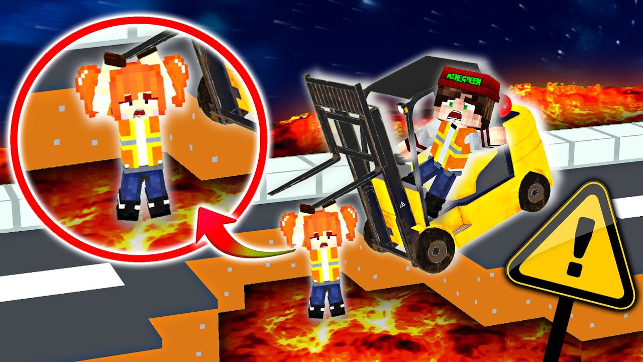 MINEGREEN İLE TEHLİKELİ ÇUKUR OYUNU - Minecraft