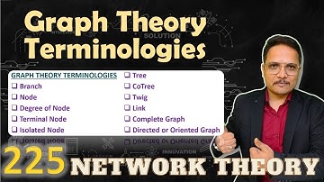 Graph Theory Terminologies Explained: Node, Branch, Degree of Node, Tree, Co Tree, Twig & Link
