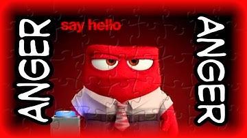 Inside Out The Movie Puzzle Game with Anger - Kids Learn & Play Toy Puzzle Games