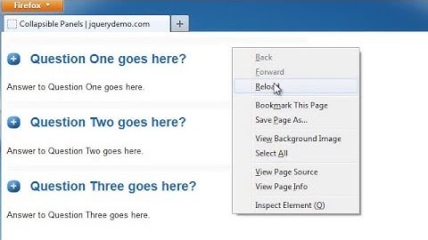 jQuery Expandable and Collapsible Panels