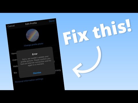 How to Fix “Sorry, we couldn’t update your profile picture” on Instagram