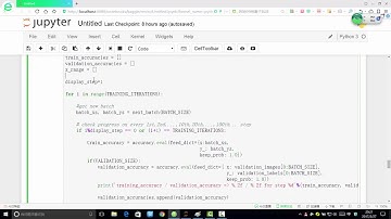 07MNIST手写字体识别 5 训练网络模型