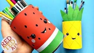 Easy Melon Pencil Holder DIY - School Supplies screenshot 1