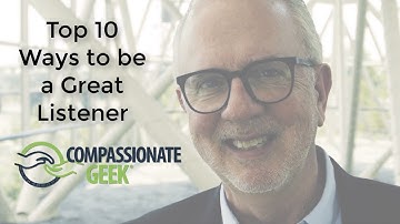 Top 10 Ways to be a Great Listener:  Customer Service Training 101
