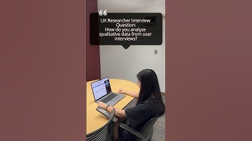 UX Researcher Interview Question: How do you analyze qualitative data from user interviews?
