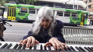 Street Pianist Natalie Trayling -  &#39;The Trams&#39;