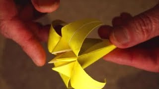 How to Fold an Origami Paper Lily