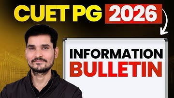 CUET PG 2026 Information Bulletin Out | Eligibility, Exam Pattern, Syllabus &  ALL Important Dates✅