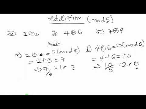 How to easily solve Addition and Subtraction in Modular Arithmetic ...