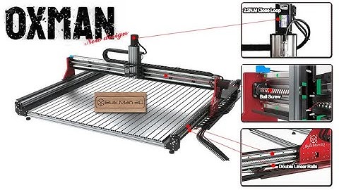 The performance on wood of OXMan CNC from BulkMan 3D