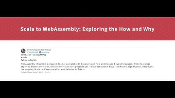 Scala to WebAssembly  Exploring the How and Why by Rikito Taniguchi tanishiking