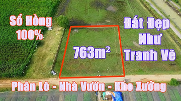 Bán Đất ĐỨC HÒA - LONG AN l Lô Đất Thổ Cư Tuyệt Đẹp 24 x 32 .  763m² l Cần Bán l 0966.71.73.76