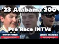Pre-Race Interview at Alabama 200 | Dawson Sutton