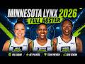 2026 Minnesota Lynx Roster | Full Squad and Lineup