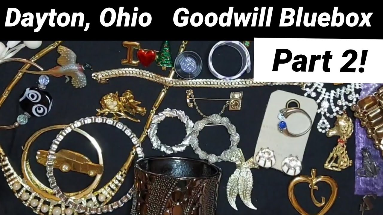Goodwill Bluebox Repurpose Jewelry from Dayton, Ohio Part 2 YouTube
