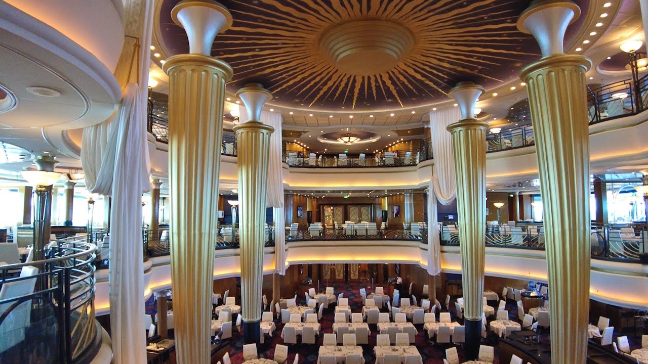 Explorer of the Seas Main Dining Room - Royal Caribbean Cruise Ship Tour
