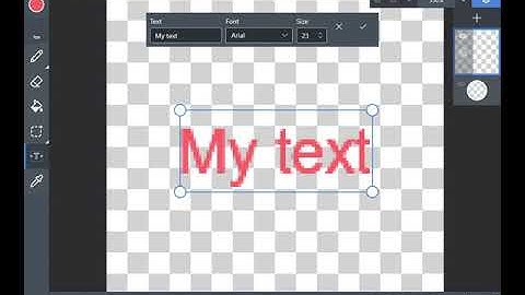 Pix2d Text tool preview