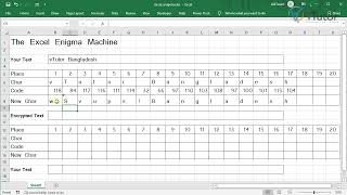 ০০৭১ Excel Enigma Machine