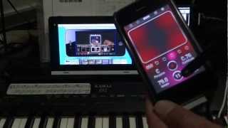 【DSC-HX9V】光iフレーム２で再生リスト、iPhoneで楽器アプリ操作【MusicAppli】