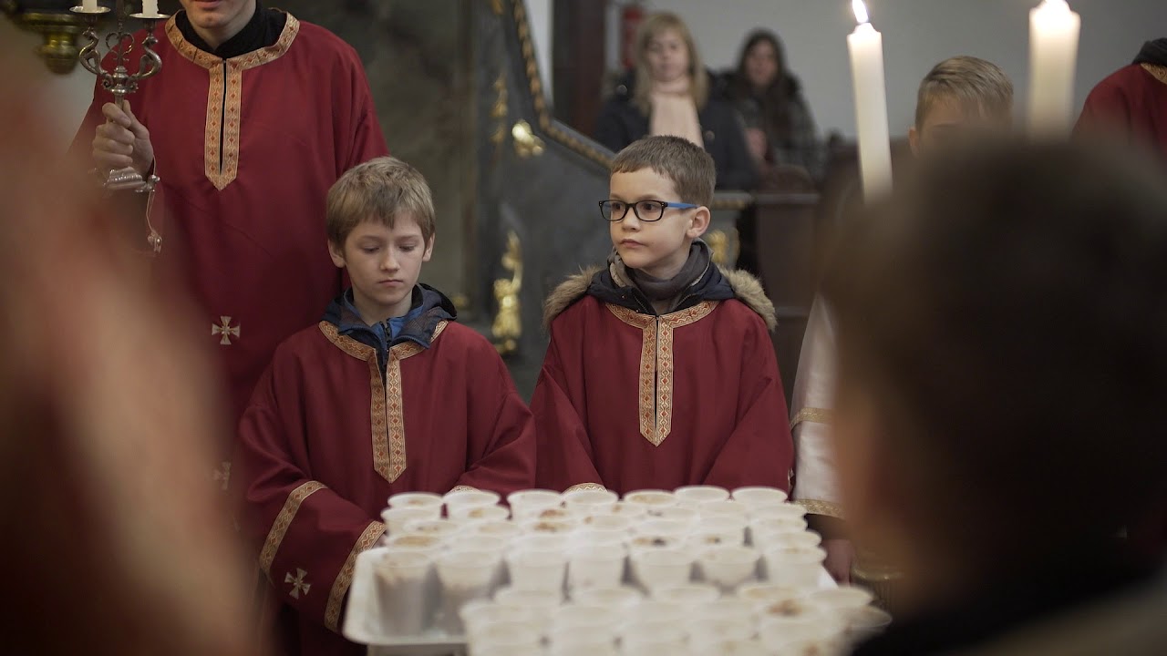 Előre megszentelt áldozatok liturgiája a Hajdúdorogi Főegyházmegye első-székesegyházában.