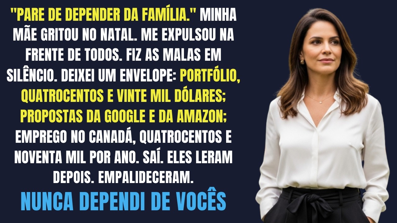 No Almoço de Fim de Ano, Minha Mãe Mandou Eu Ir Embora e “Parar de Depender da Família”  Então f