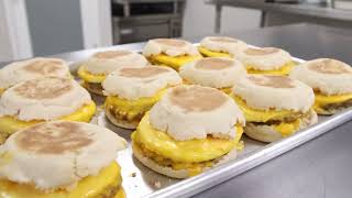 Breakfast Egg Sandwiches Featuring Irinox