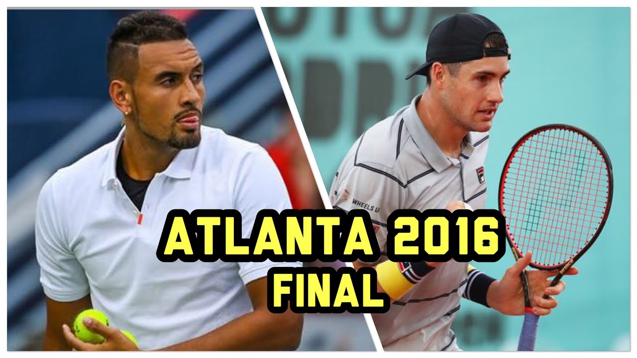 Nick Kyrgios Vs John Isner HIGHLIGHTS Atlanta 2016