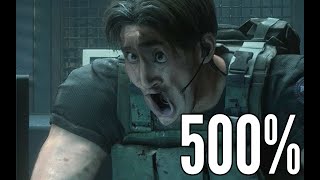 Resident Evil 3 but 500% facial animations