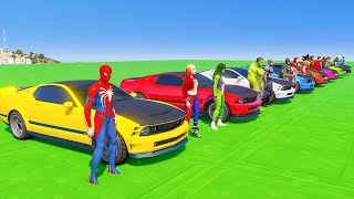 GTA 5 offline muscle car fast track race hard challenge with multiplayer race screenshot 2